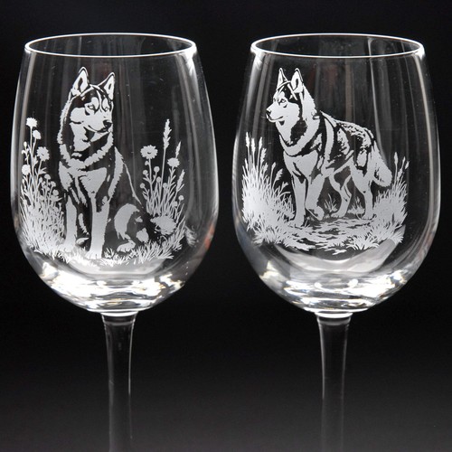 Siberian husky dog crystal - dog,